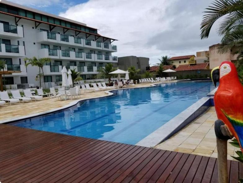 Laguna Beach Flat - Luxo Frente Para Piscina Porto de Galinhas Bagian luar foto